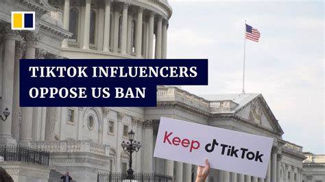 TikTok influencers protest potential US ban | TikTok, United States ...