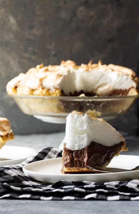 Chocolate Meringue Pie - Countryside Cravings