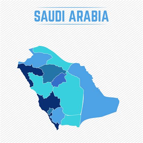 Saudi Arabia Detailed Map With Regions 2320680 Vector Art at Vecteezy