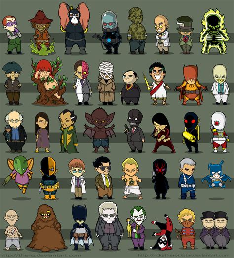 Chibi Batman Villains [Fan Art]