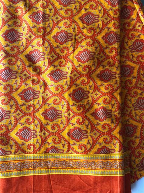 Indian Cotton Fabric by the yard Printed Cotton Indian | Etsy | Indian textiles, Printing on ...