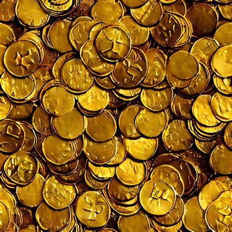 Gold Coin Pattern · Creative Fabrica