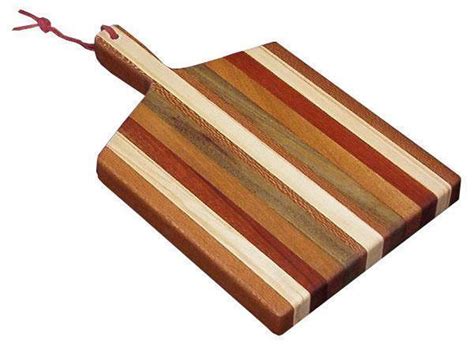 Exotic Wood Cutting Board with Handle from DutchCrafters Amish