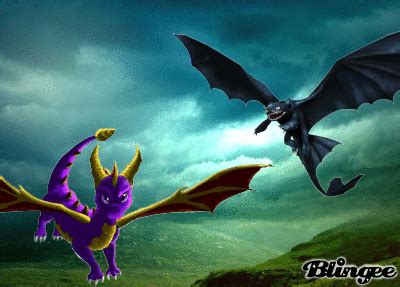 Spyro X Toothless Picture #131252079 | Blingee.com