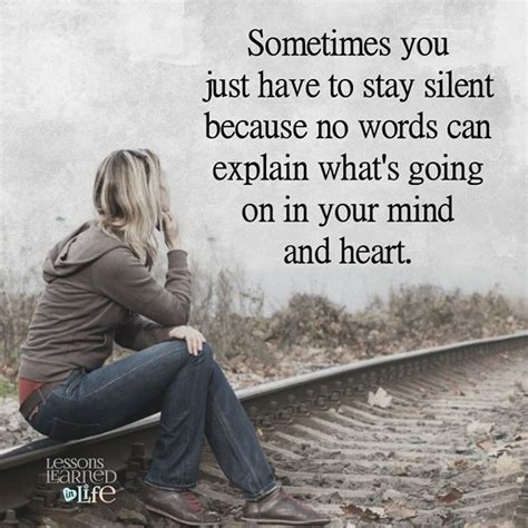 Sometimes You Just Have To Stay Silent | Silence quotes, Silent quotes ...