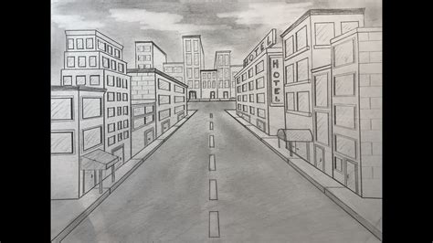 Street Perspective Drawing