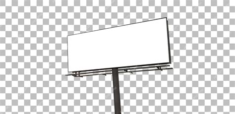 Premium PSD | Empty billboard isolated for template design social media