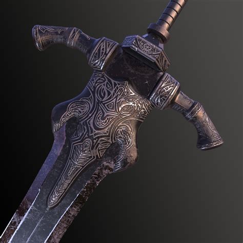 ArtStation - Wolf Knight Greatsword