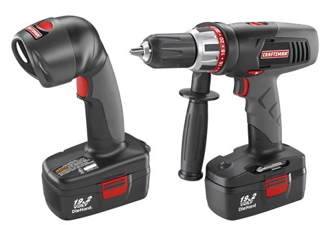 Craftsman C3 19.2 volt DieHard Cordless Drill/Driver with Light - Tools ...