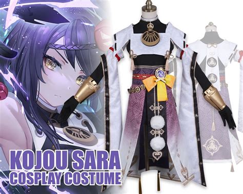 Kojou Sara Genshin Impact Cosplay Costume, Custom Size Genshin Impact ...