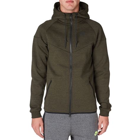 Nike Tech Fleece Windrunner Cargo Khaki & Black | END.