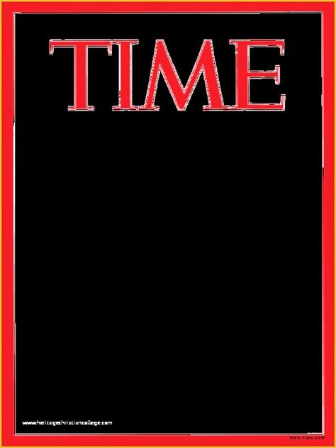 Time Magazine Cover Template Free Of Blank Magazine Cover Templates – Takesdesign ...