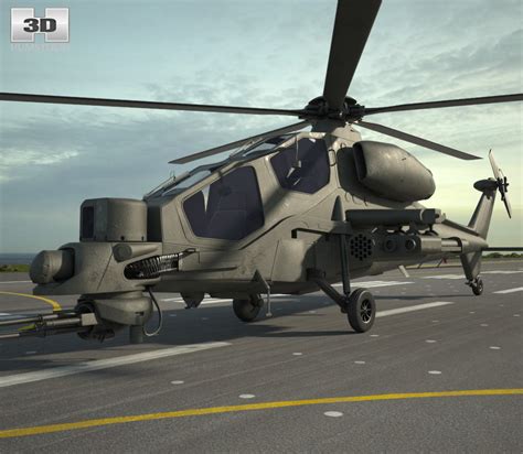 Agusta A129 Mangusta 3D model - Aircraft on Hum3D