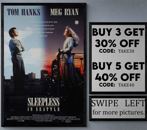 Sleepless in Seattle Movie/show Poster Wall Art Printed & Shipped 633 - Etsy