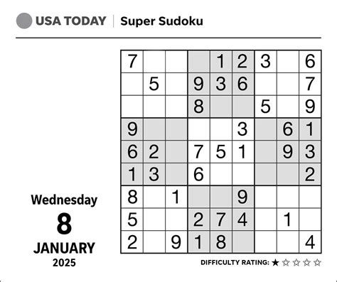 USA TODAY Super Sudoku 2025 Day-to-Day Calendar - Book Summary & Video ...