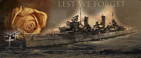 HMAS Sydney II Virtual Memorial - Lest We Forget