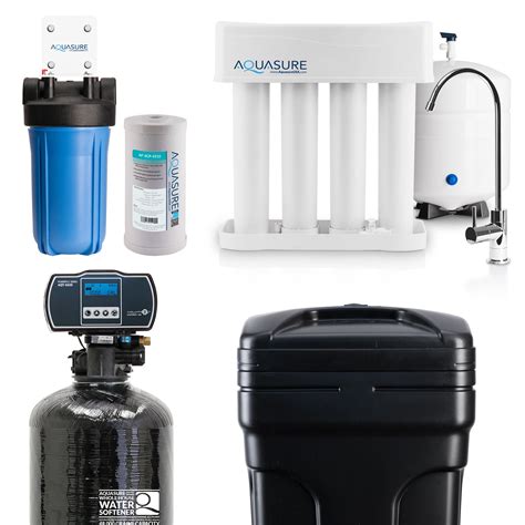 Aquasure Whole House Filtration with 48,000 Grains Water Softener ...
