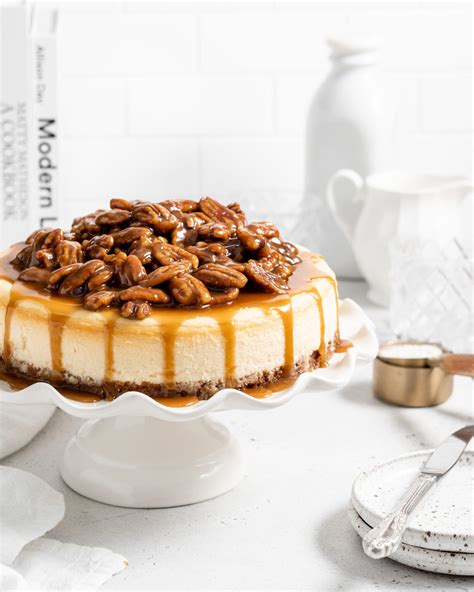 The BEST Caramel Pecan Cheesecake - Food Duchess