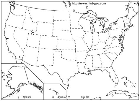 Blank U.s. Map Worksheet