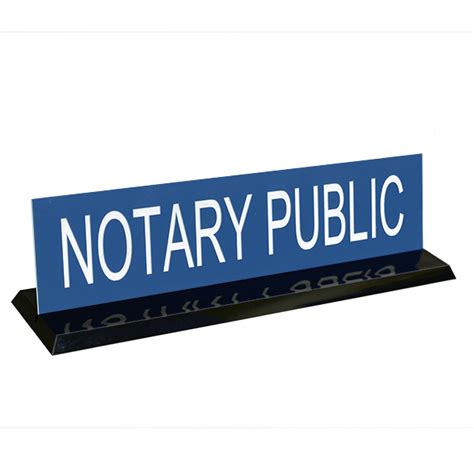 Notary Signs & Charts | PAN