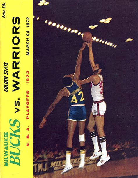 NBA Program: Milwaukee Bucks (1971-72) | SportsPaper.info