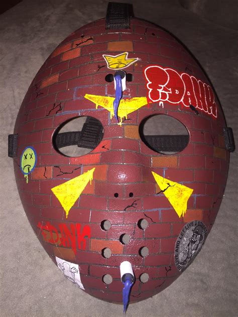 My Graffiti Jason mask I made a tutorial for! You can find the video ...