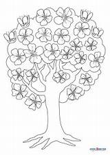 Free Printable Cherry Tree Coloring Pages For Kids sketch template