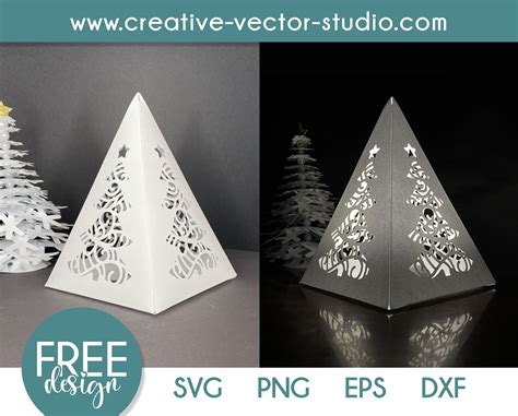 Free Christmas Lantern SVG | Creative Vector Studio