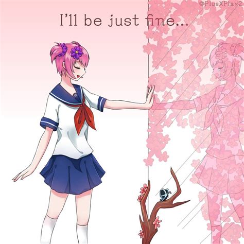 Ill be just fine...| Sakura by PlusXPlay2 | Yandere simulator memes, Yandere simulator ...