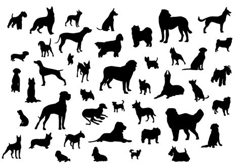 Dog Silhouettes - Download Free Vector Art, Stock Graphics & Images