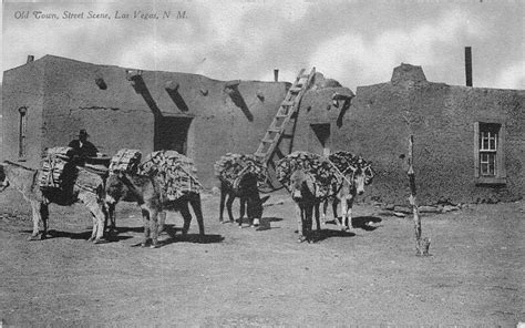 Old Town Street Scene in Las Vegas, NM from 1910. #lasvegasnm # ...