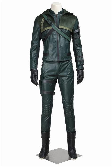 New Green Arrow season 3 Cosplay Costume Superhero Oliver Queen Green ...