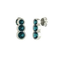 Blue Diamond Earrings For Women | Diamondere