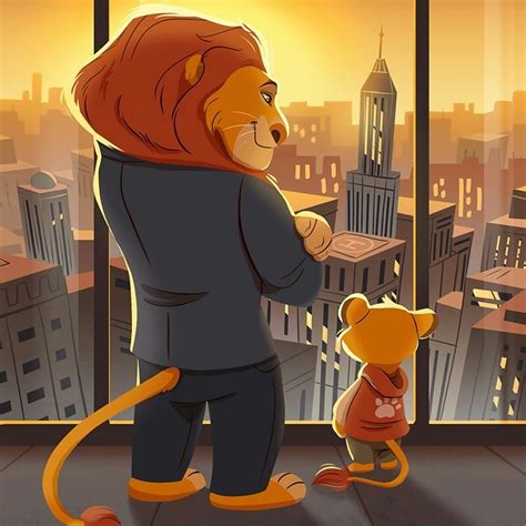 Art of the Day #354: Zootopia – Lion King Crossover Art – Zootopia News ...