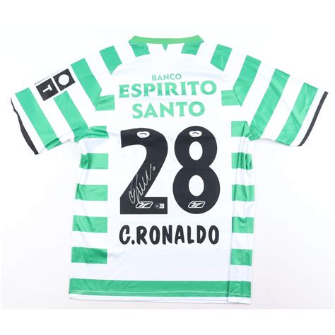 Cristiano Ronaldo Signed Sporting Jersey (Beckett) | Pristine Auction