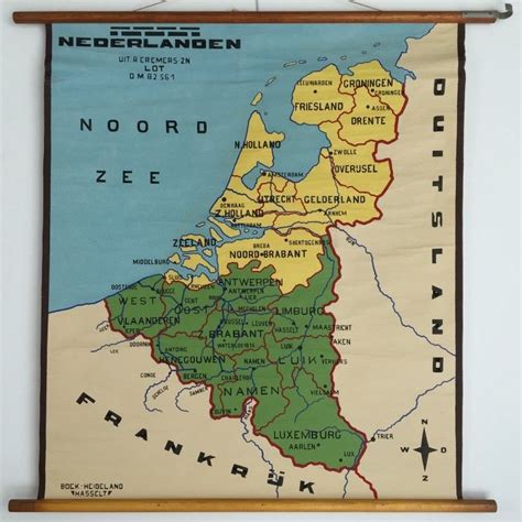 Old school map of the United Kingdom of the Netherlands, 1815-1830 : r ...