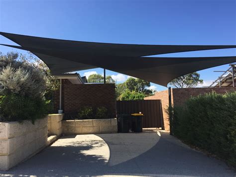 Carport shade sails Perth. www.oneshade.com.au | Carport shade, Patio ...