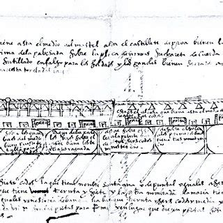 Drawing of a galleass-like ship (nave agaleazada) by Gregorio Sarmiento... | Download Scientific ...