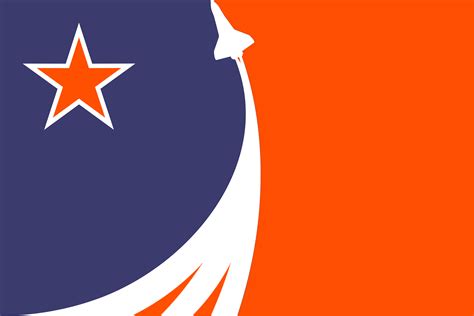 My Houston flag design V.2 with fixed colors : r/vexillology