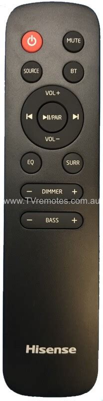 Genuine Original HISENSE 5.1CH Soundbar Remote Control EN512A5H suits HS512