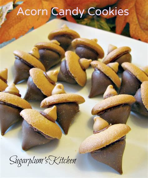 Sugarplum's Kitchen: Acorn Candy Cookies