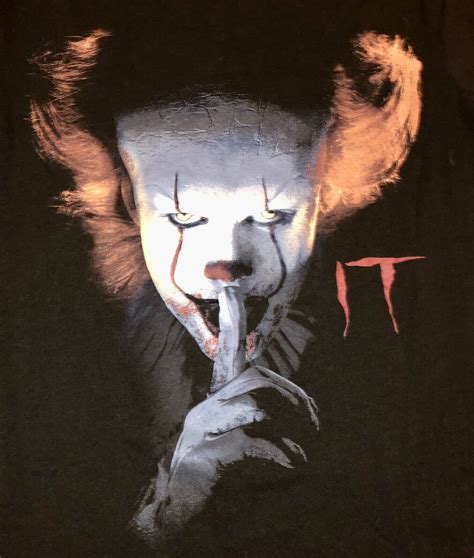 Official Promo Pennywise Clown Stephen King IT Black … - Gem