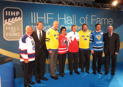 IIHF_Hall_of_Fame_2013 | The new members of the w:IIHF Hall … | Flickr