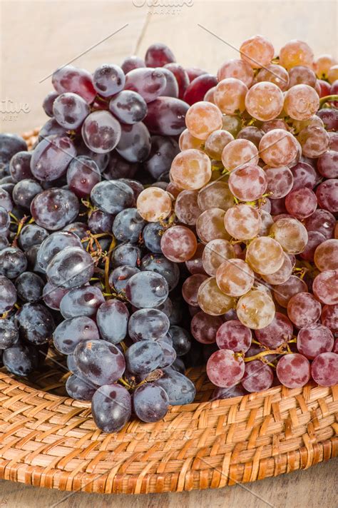 Purple grapes fresh picked | High-Quality Food Images ~ Creative Market