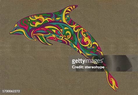 Dolphin Canvas High-Res Vector Graphic - Getty Images