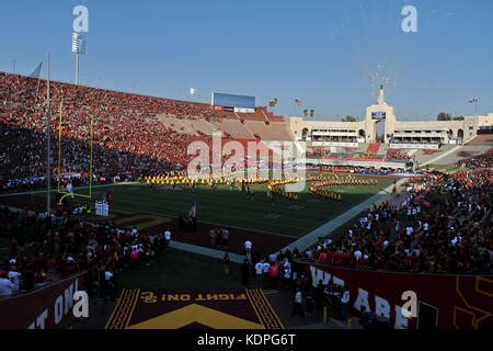 USC Trojans Football stadium The Coliseum Los Angeles California Stock ...