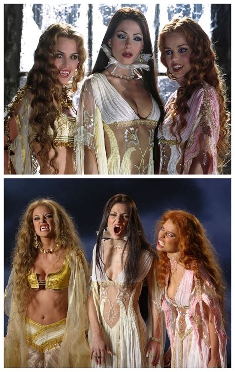 Dracula's brides from Van Helsing - Marishka, Verona and Aleera (played by actresses Josie Maran ...