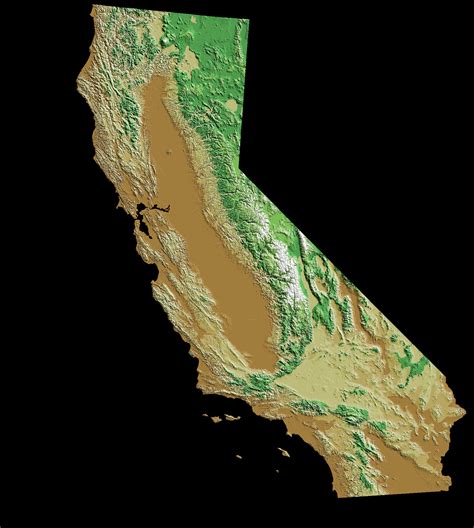 Elevation Map Of California, Usa - Mapsroom | Mapsroom - California Topographic Map | Printable Maps