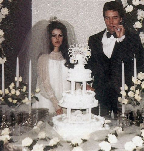 45 Candid Photographs of Elvis and Priscilla Presley on Their Wedding Day on May 1, 1967 ...