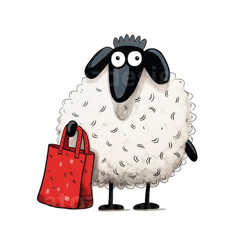 Funny Sheep Clipart Colletion, 10 Different Jpeg Images for Clipart, Wall Art, Scrapbooking, or ...